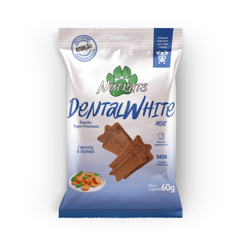 Dentalwhite – Petisco Dental para Cães 60g