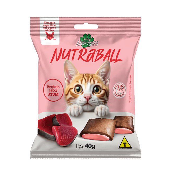Nutraball – Nugget para Gatos Sabor Atum 40g