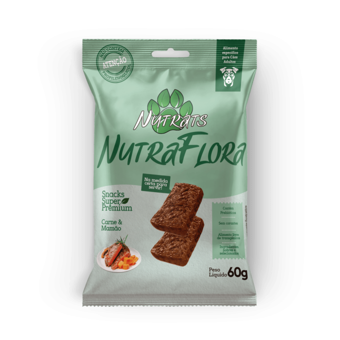 Nutraflora – Petisco Prebiótico para Cães 60g