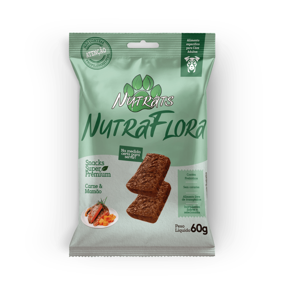 Nutraflora – Petisco Prebiótico para Cães 60g
