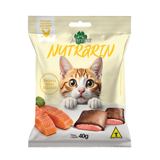 Nutrarin - Nugget para Gatos Adultos Sabor Atum 40g