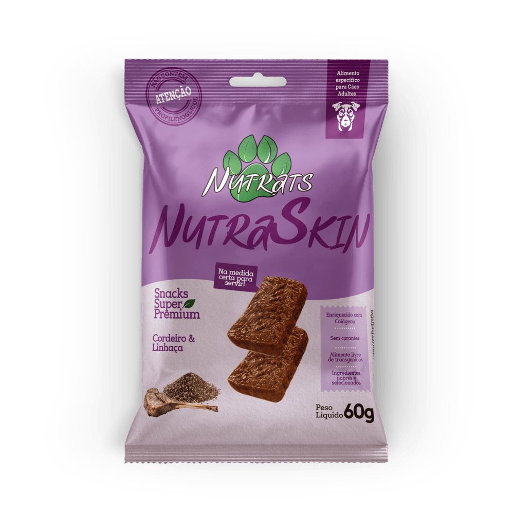 Nutraskin – Petisco para Pelagem de Cão 60g